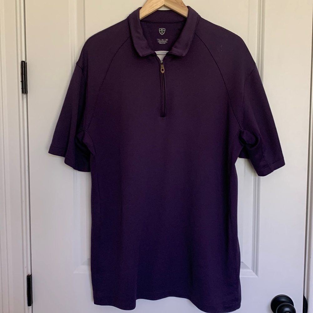 Nike Golf Men’s 1/4 Zip Pullover Shirt Purple XL